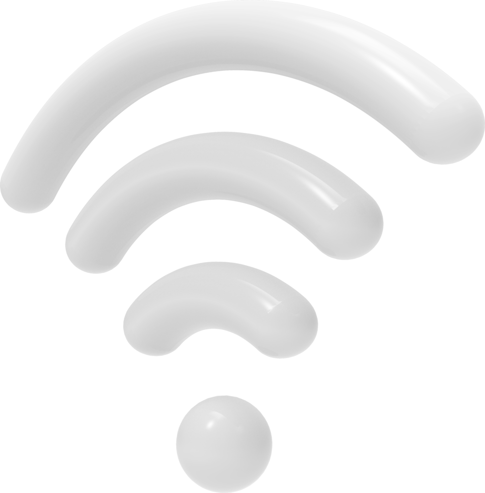 Wi-Fi icona isolato su trasparente sfondo. png