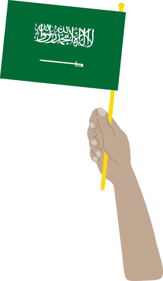 Saudi Arabia hand drawn flag,Saudi Riyal hand drawn vector