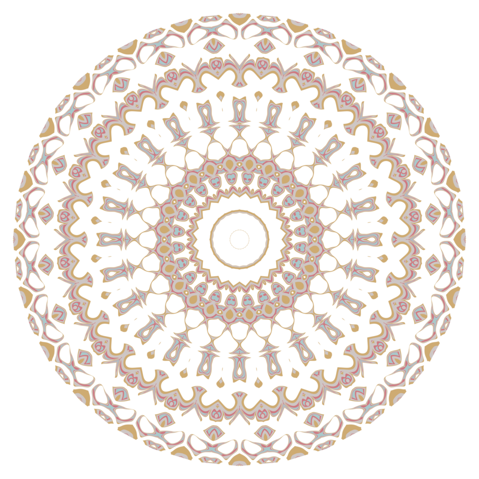 abstrakte florale Ornament-Mandala png