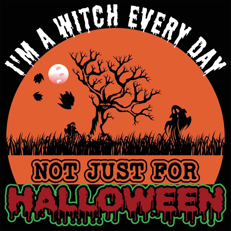 The new Halloween t-shirt vector design