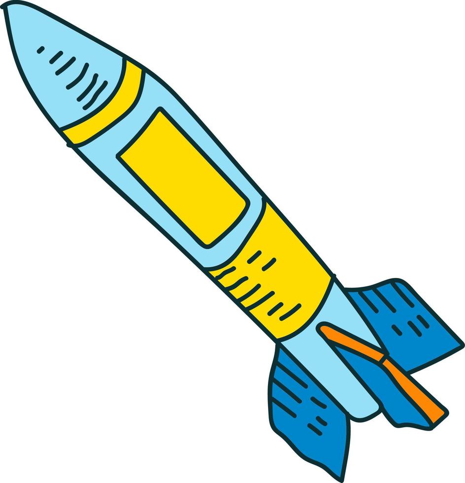 cartoon spaceship. UFO vector flying saucer, spaceship and rocket.