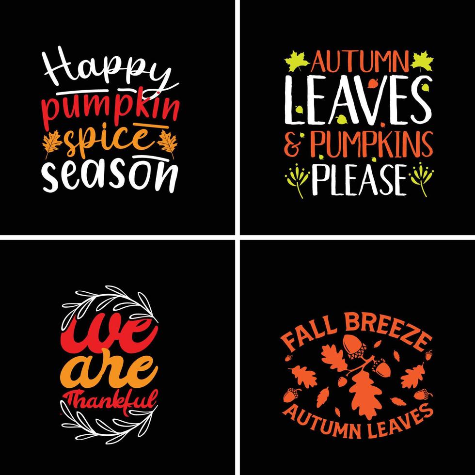 Fall OR Autumn Sublimation Bundle vector