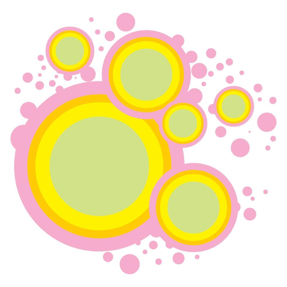 cute star flower abstract background pattern vector