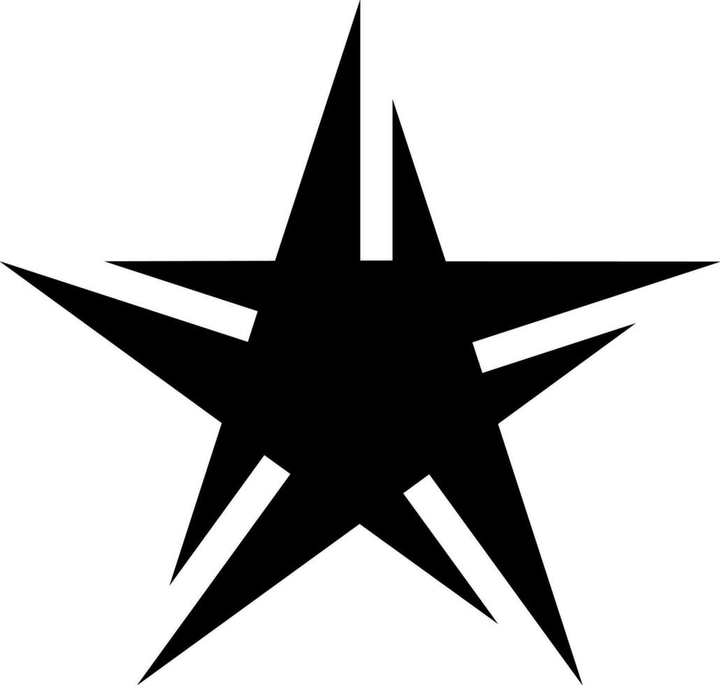 Star vector design with various shapes style