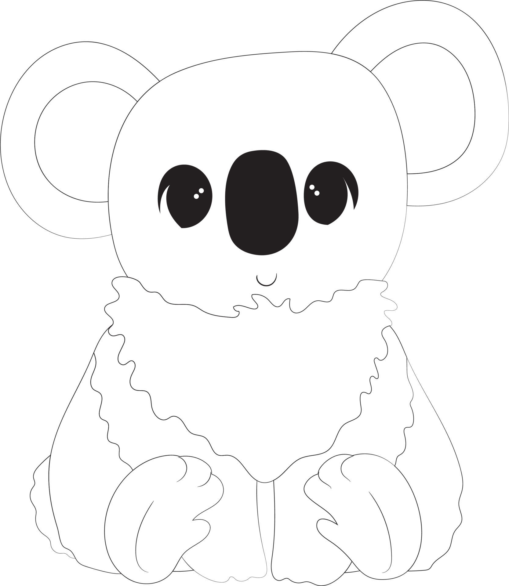 Animal black white cartoon 12005003 png
