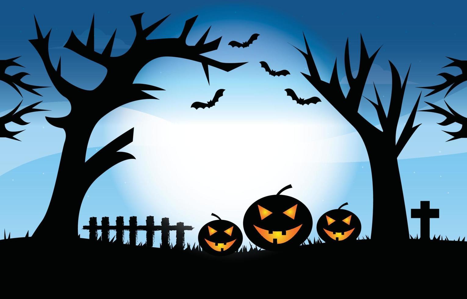 Happy Halloween illustration vector background design