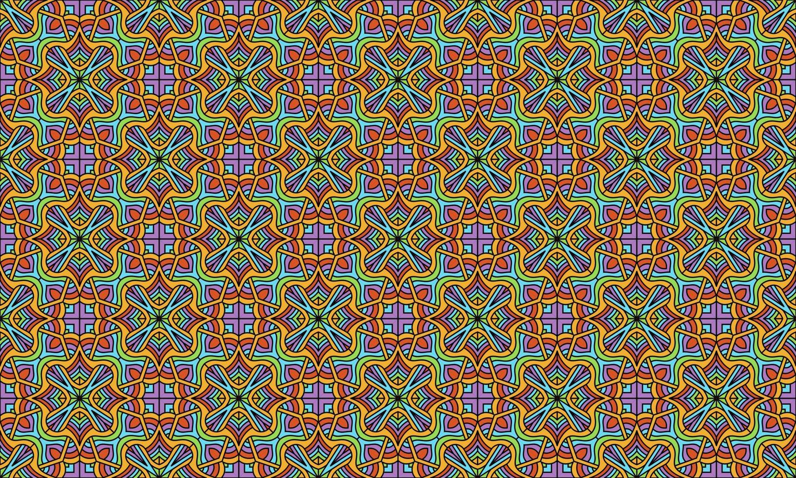 pattern unique traditional ethnic background vector