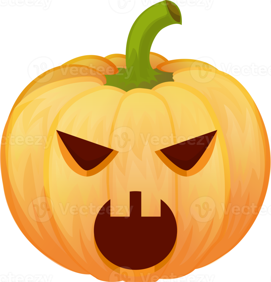 élément de citrouille d'halloween png