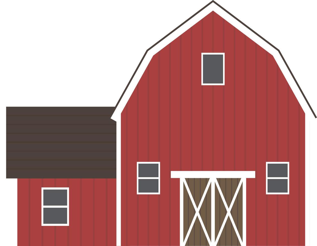barn vector illustration