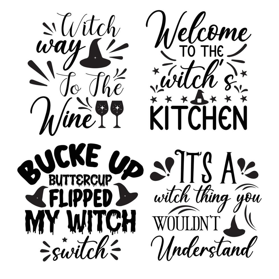 Witch t shirt design vactor file vector