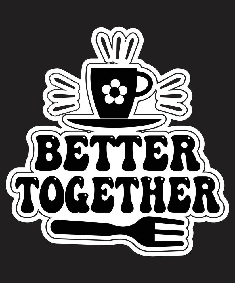 kitchen t shirt desing vector