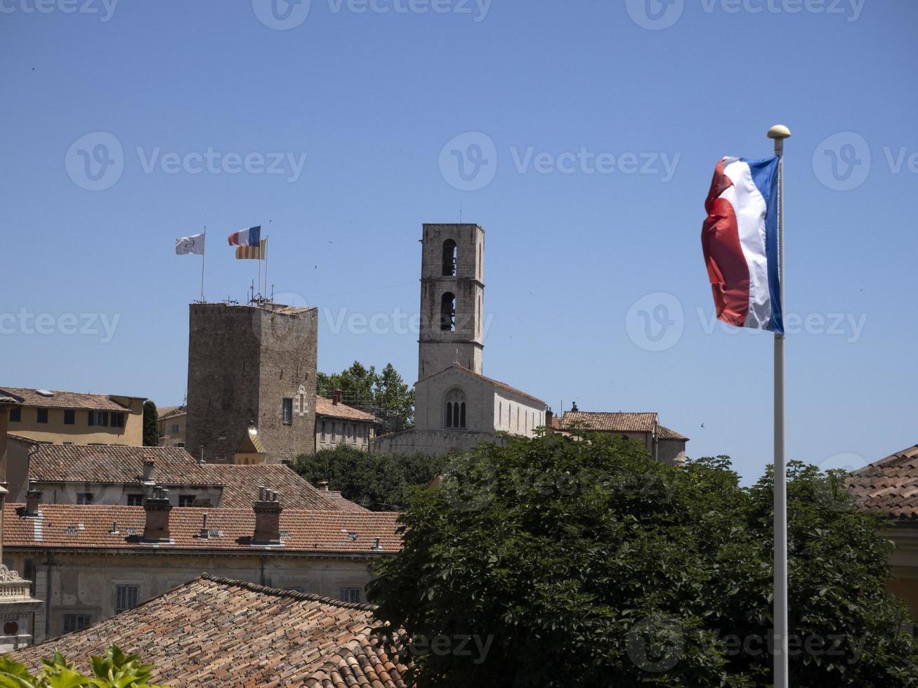 Grasse France provence alps medieval village  historic old houses photo