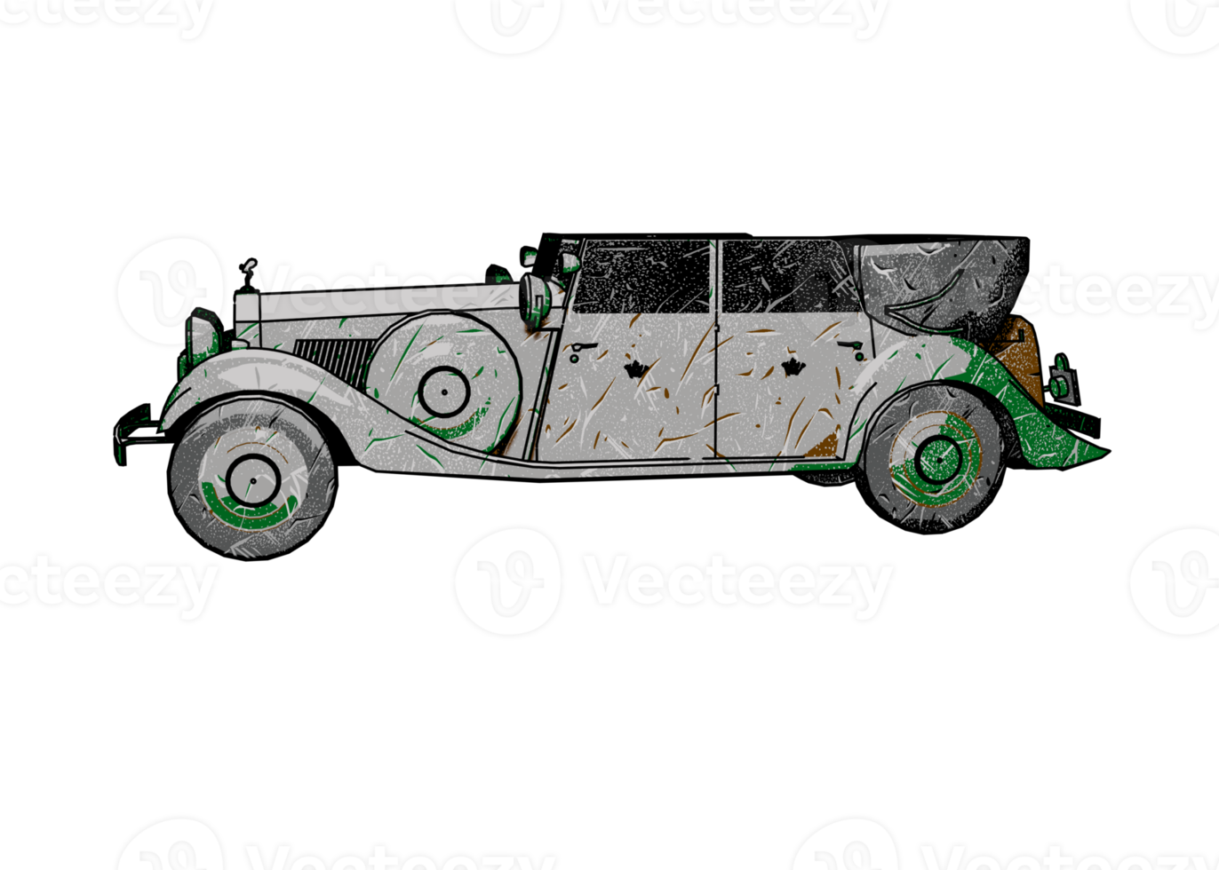Old style classic car png