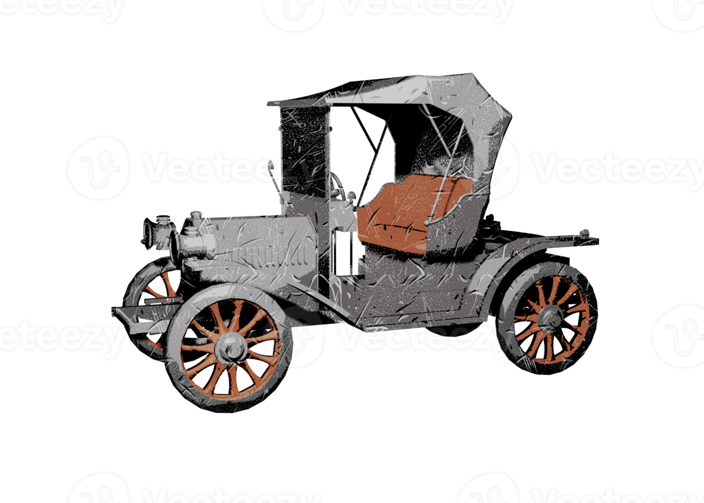 Classic style vintage car png