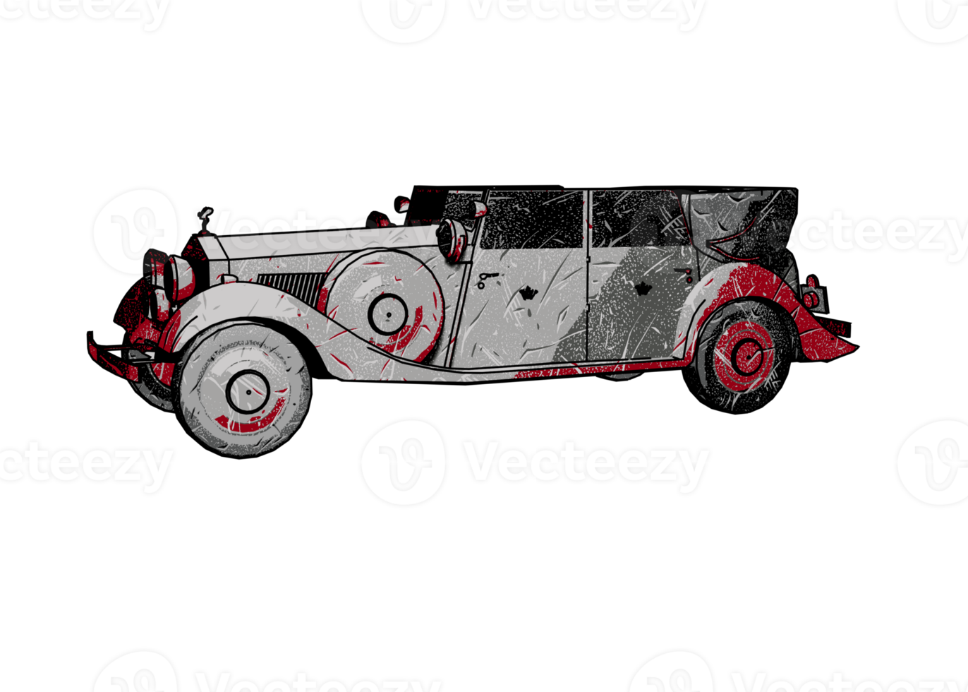 Classic style vintage car png