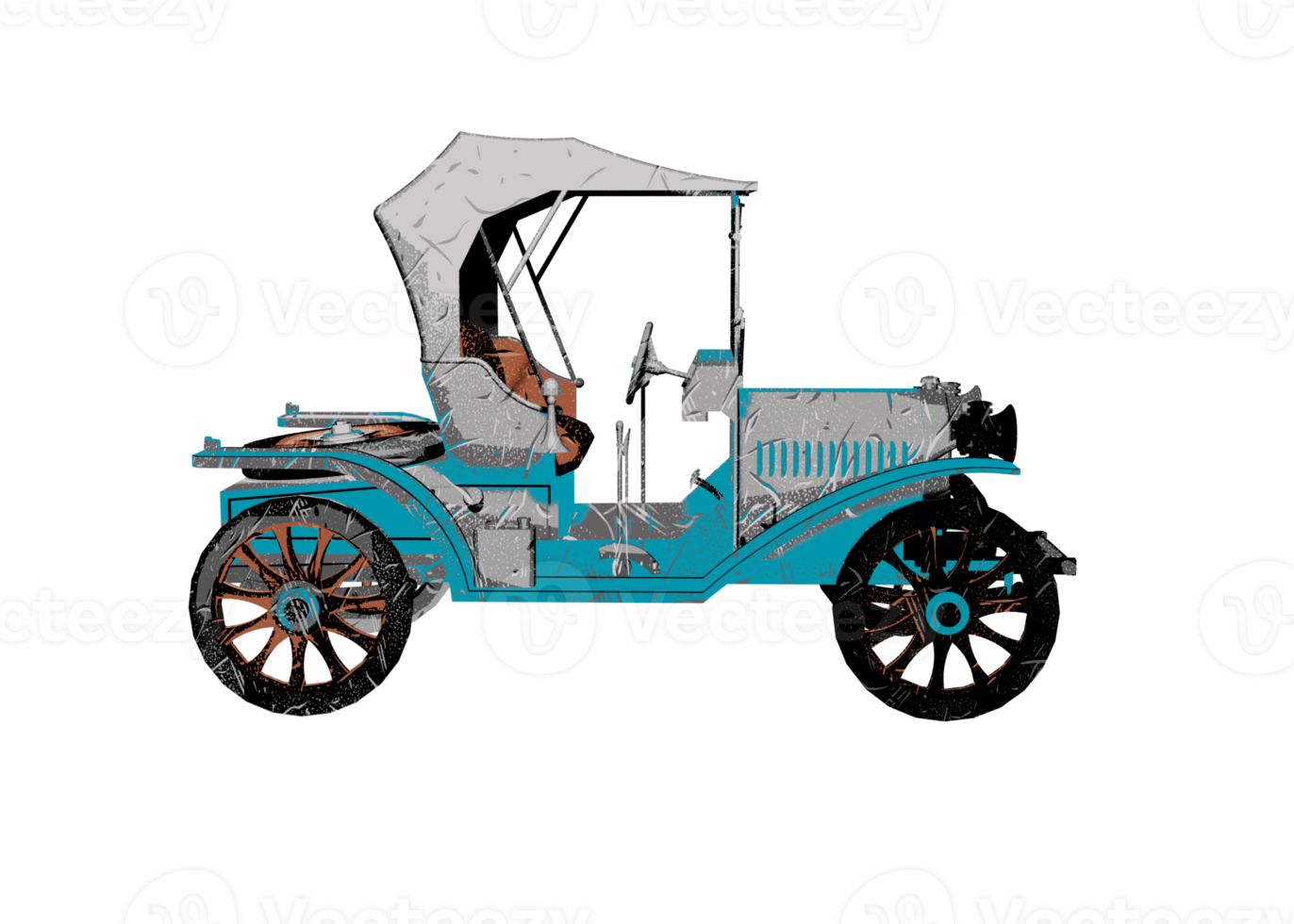 Classic style vintage car png
