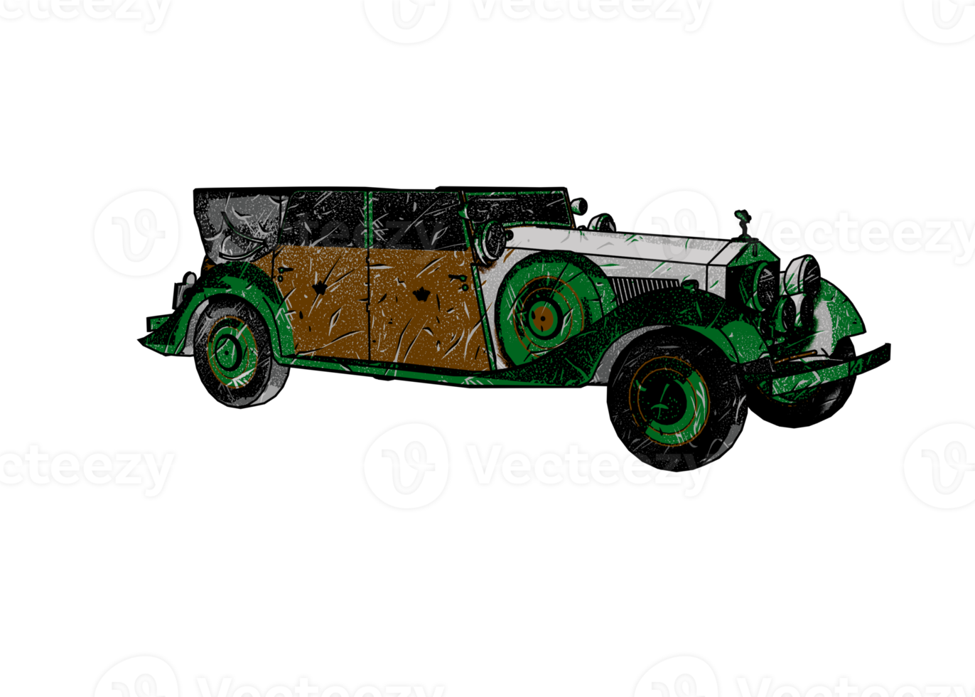 voiture classique de style ancien png