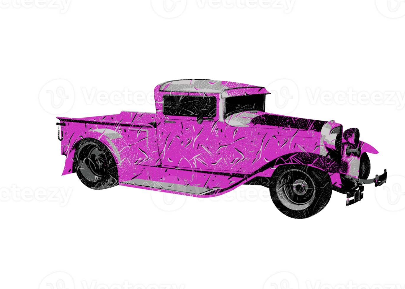 carro clássico estilo grunge png