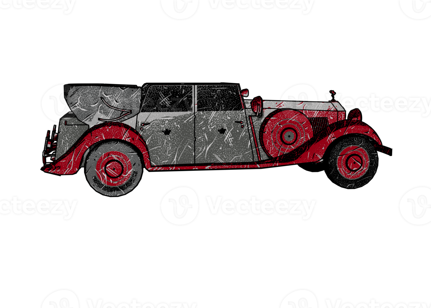 Classic style vintage car png