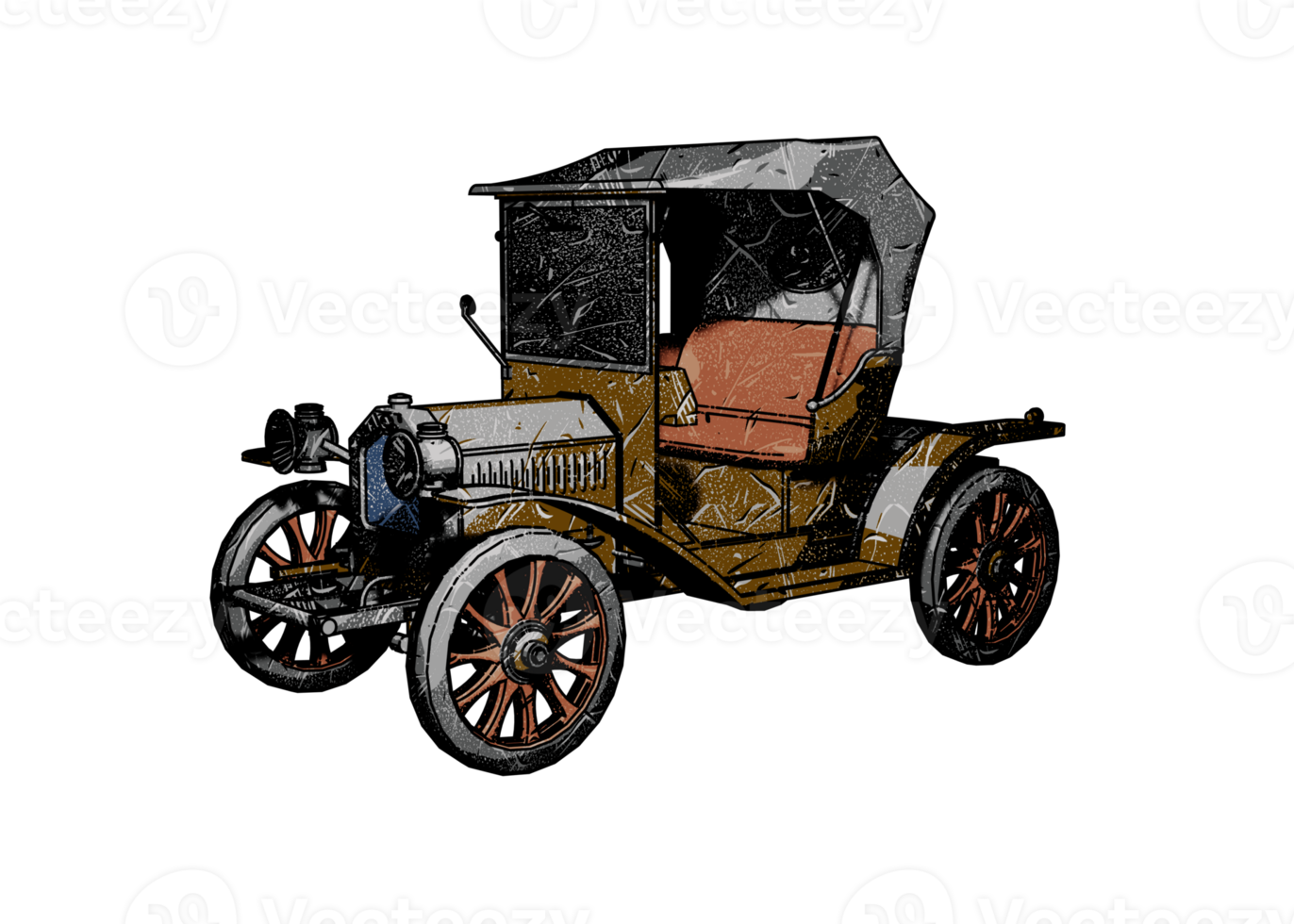 coche de época de estilo clásico png