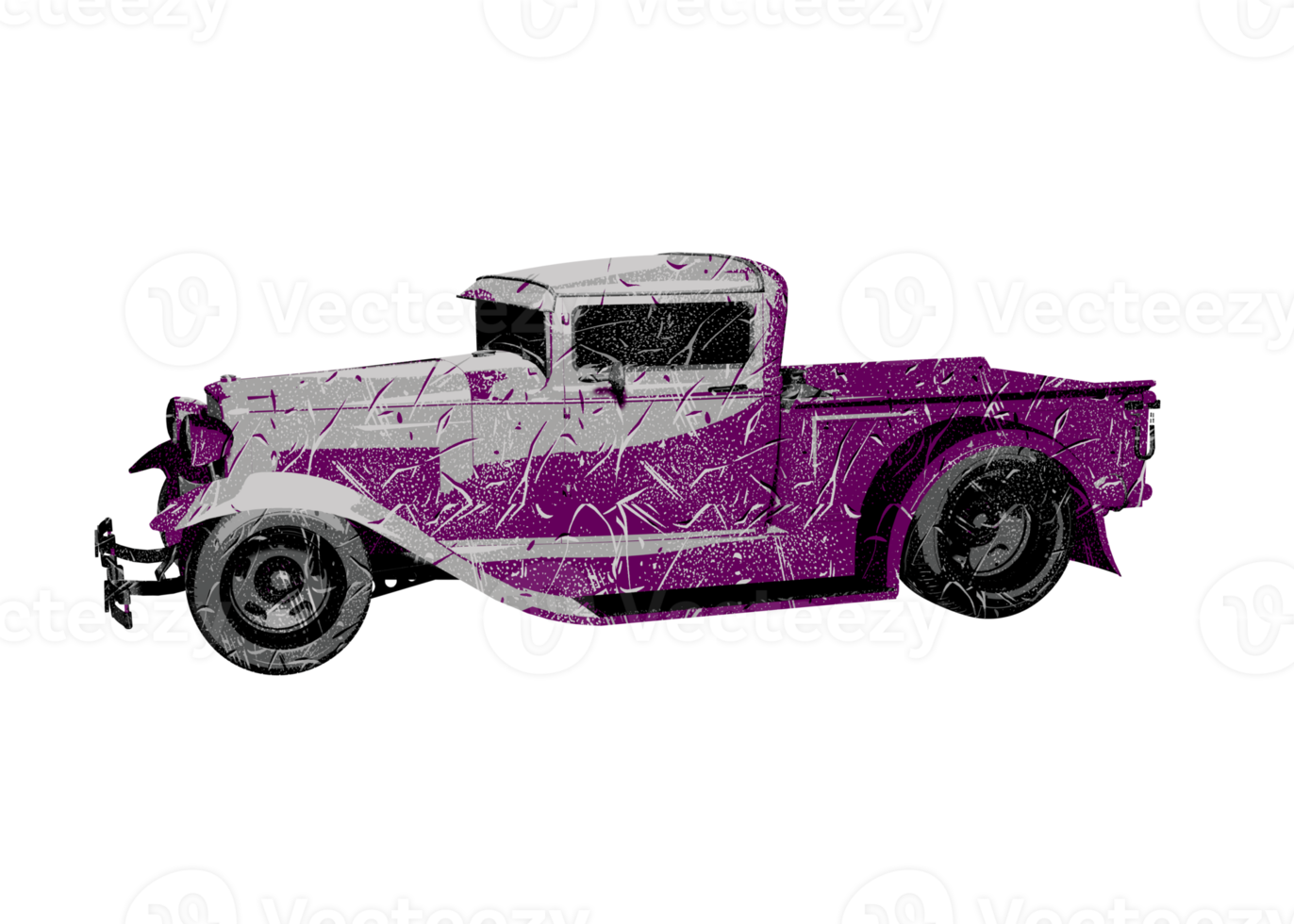 Classic style vintage car png