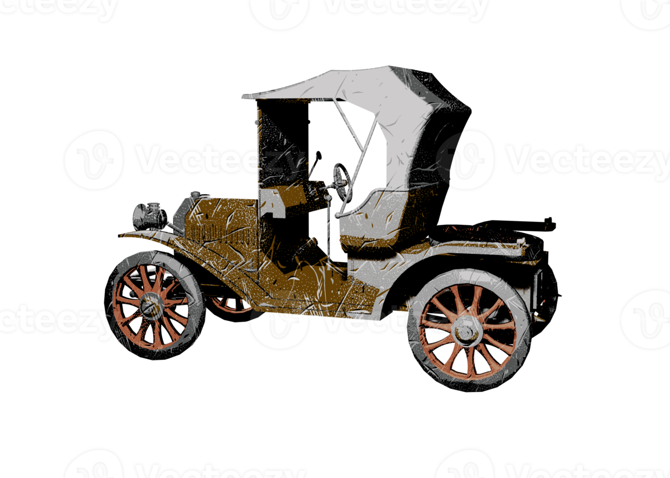 Classic style vintage car png