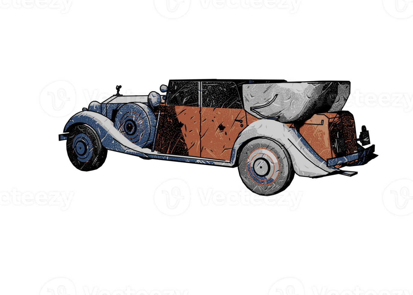 Classic style vintage car png