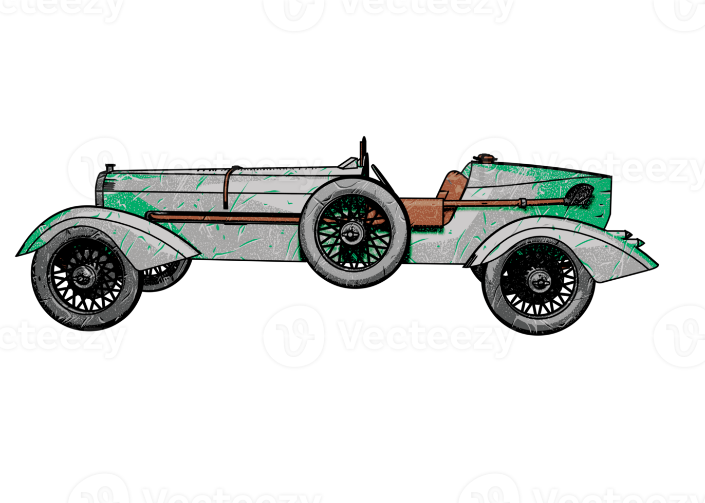 Classic style vintage car png