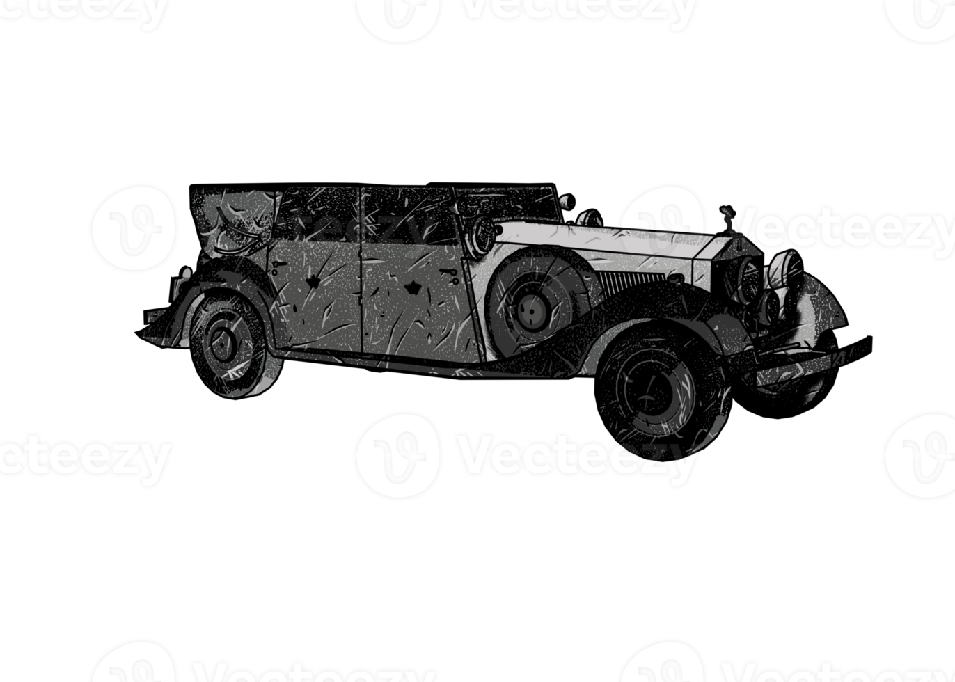 Old style classic car png