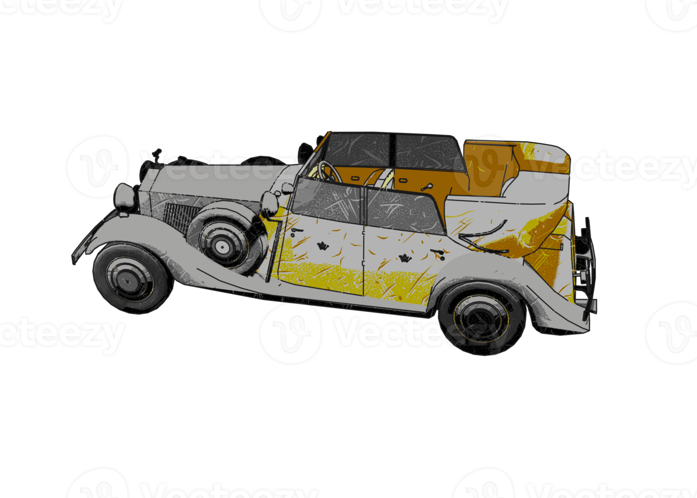Old style classic car png