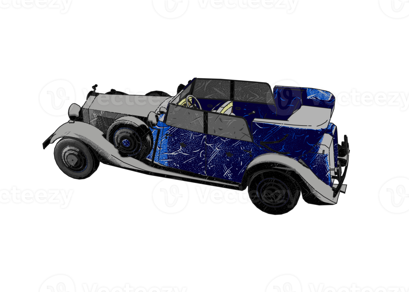 voiture classique de style ancien png