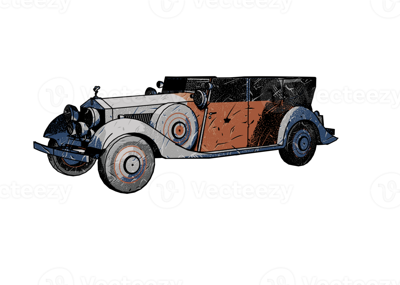 Classic style vintage car png