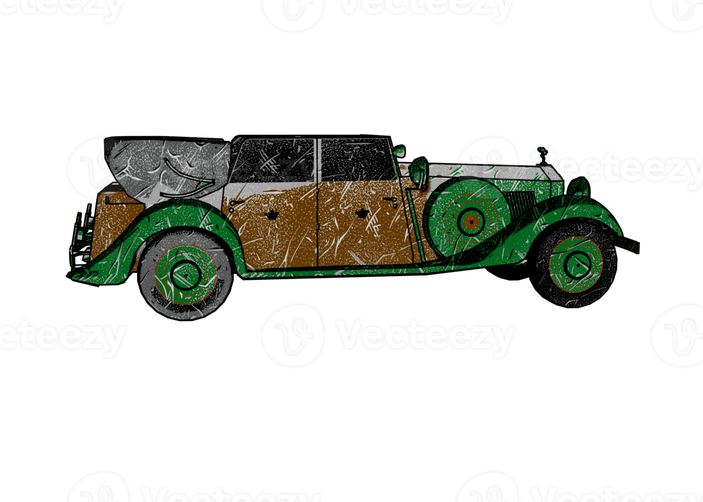 Old style classic car png