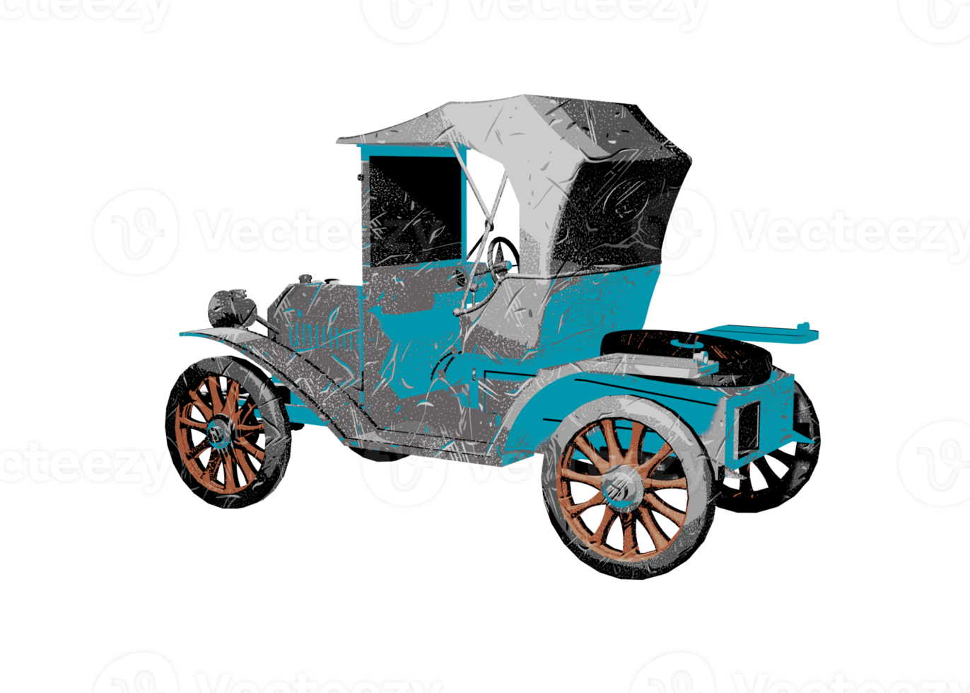 Classic style vintage car png