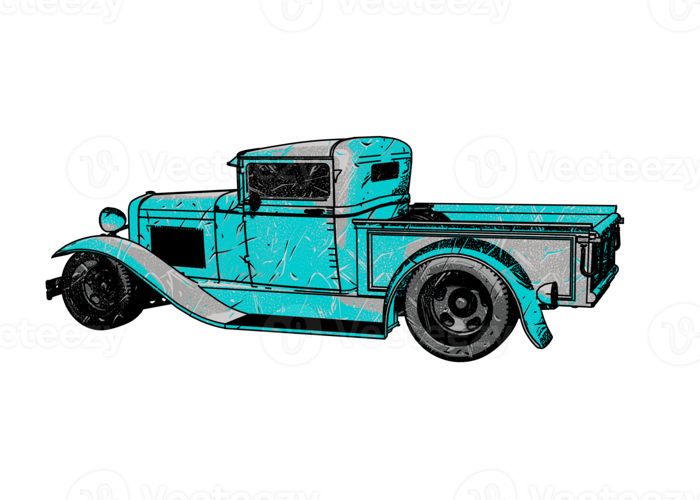 Classic style vintage car png