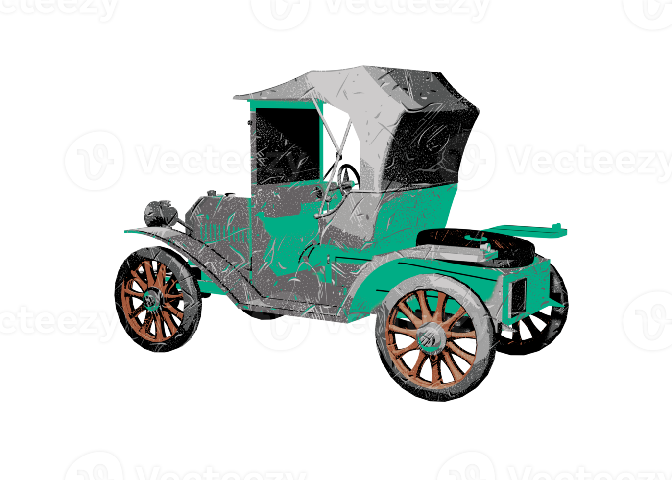 Old style classic car png