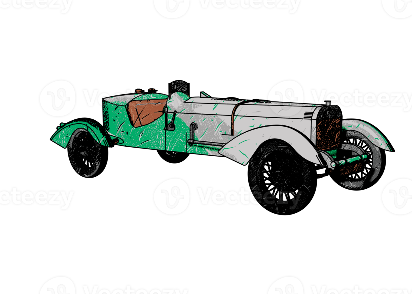 Classic style vintage car png