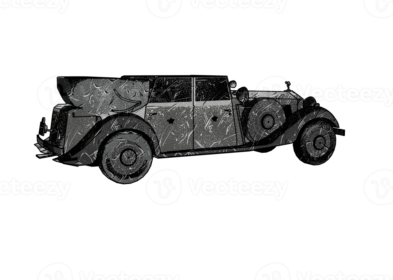 Old style classic car png