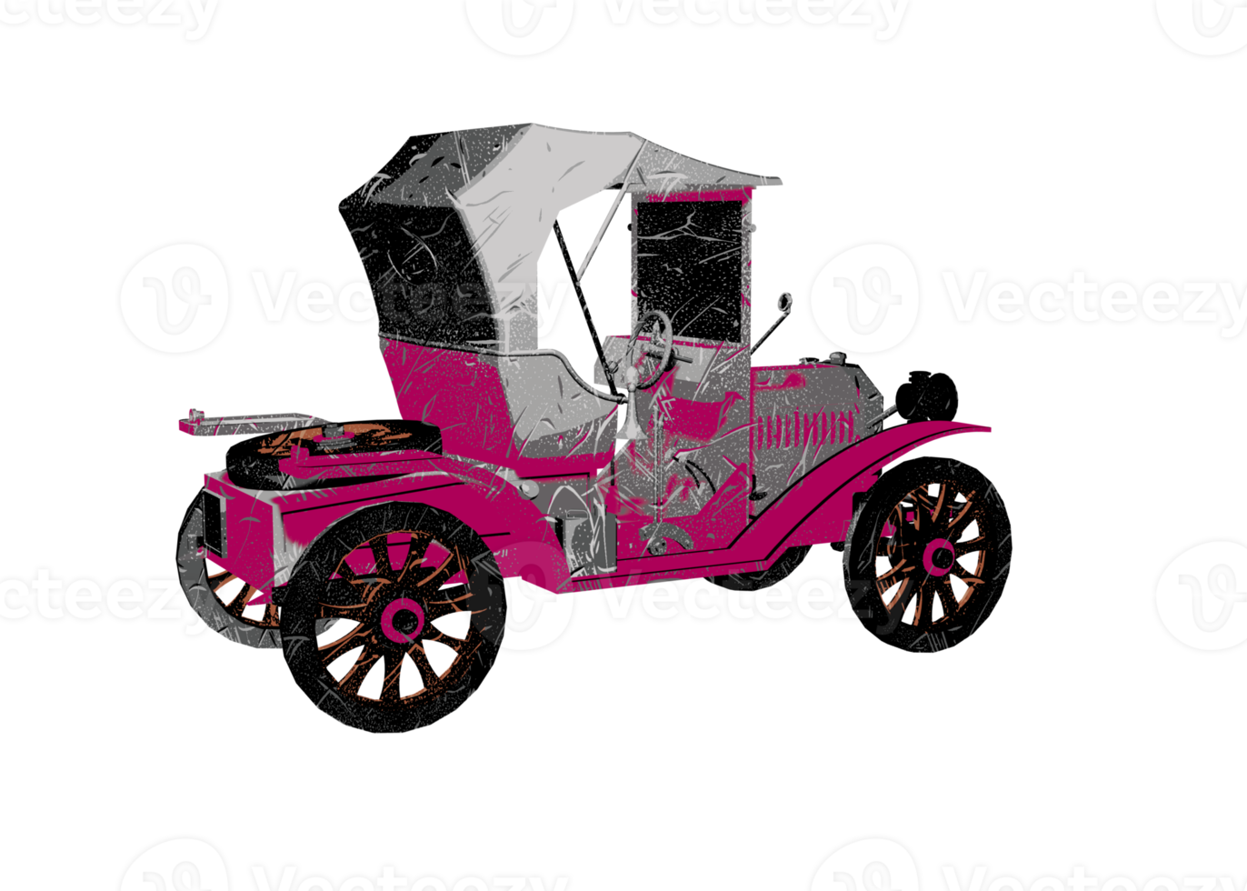 carro clássico estilo grunge png