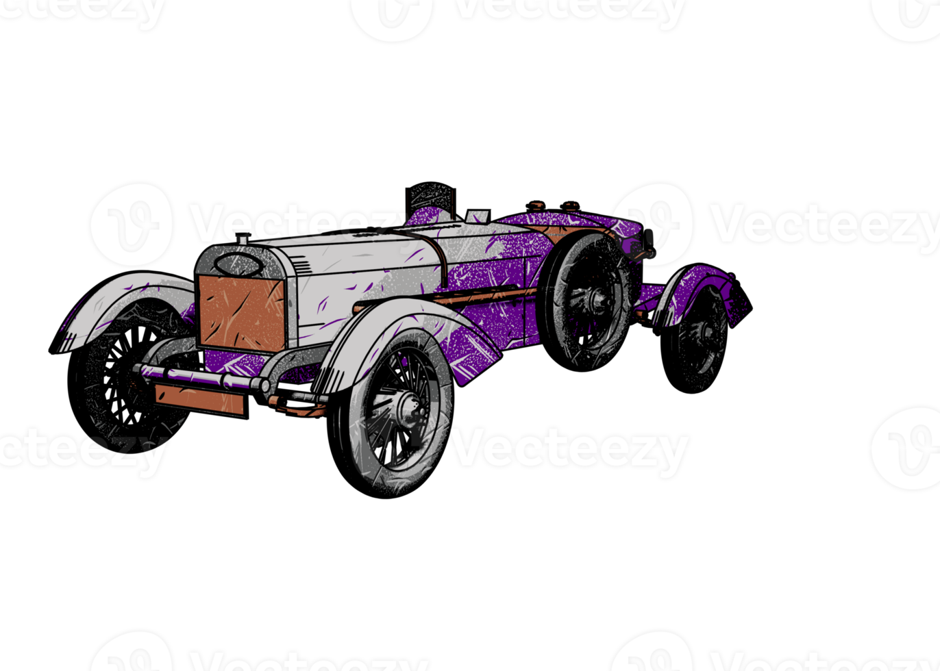 voiture classique de style grunge png