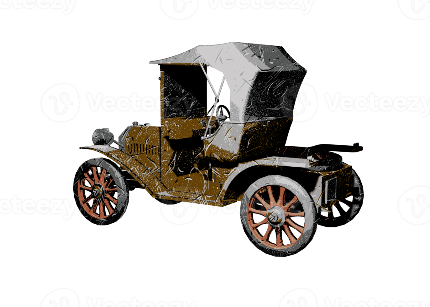 Old style classic car png