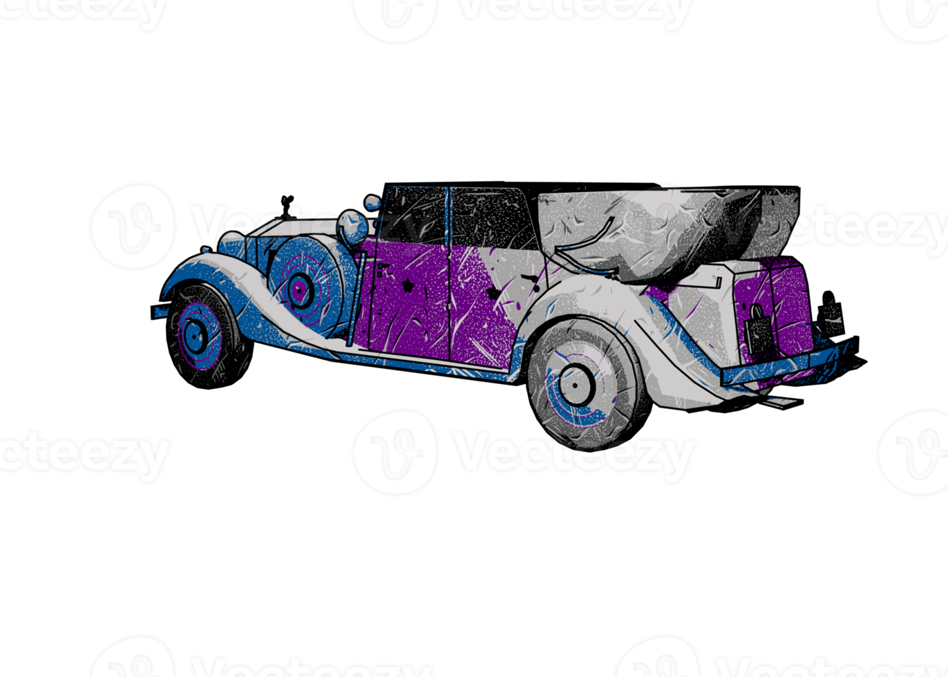 Old style classic car png