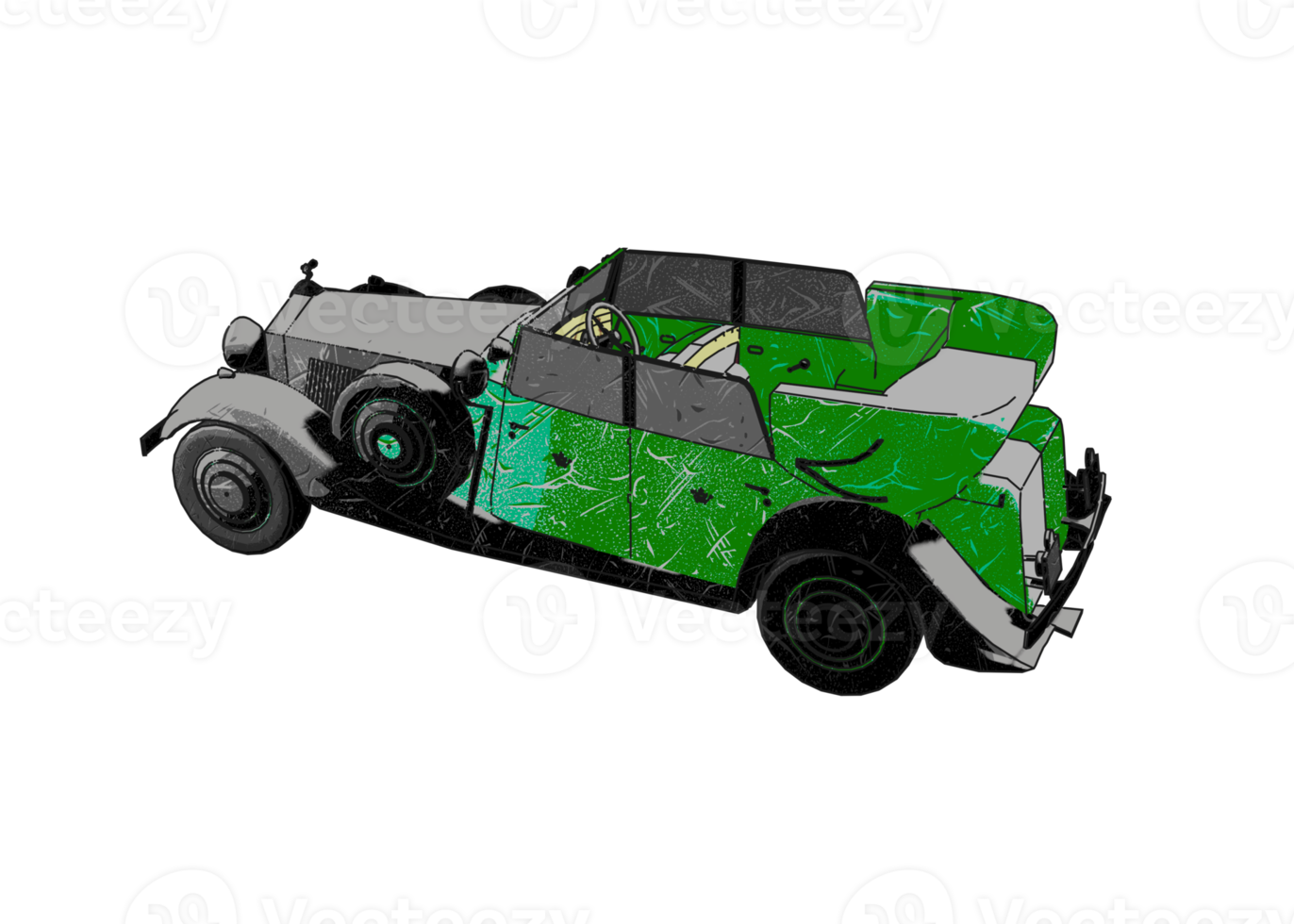 voiture classique de style ancien png