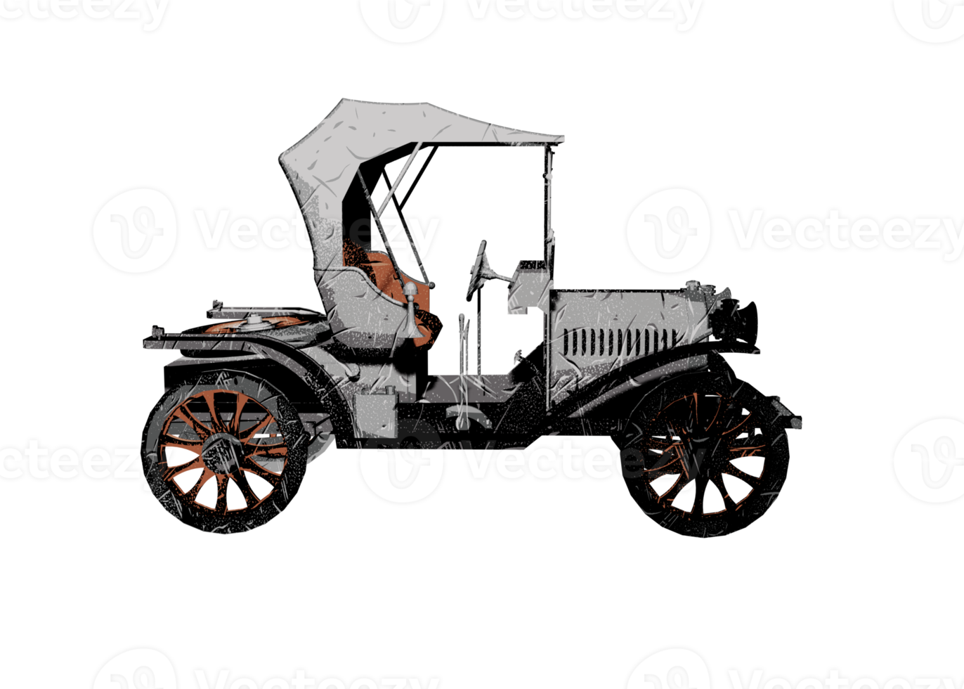 Classic style vintage car png