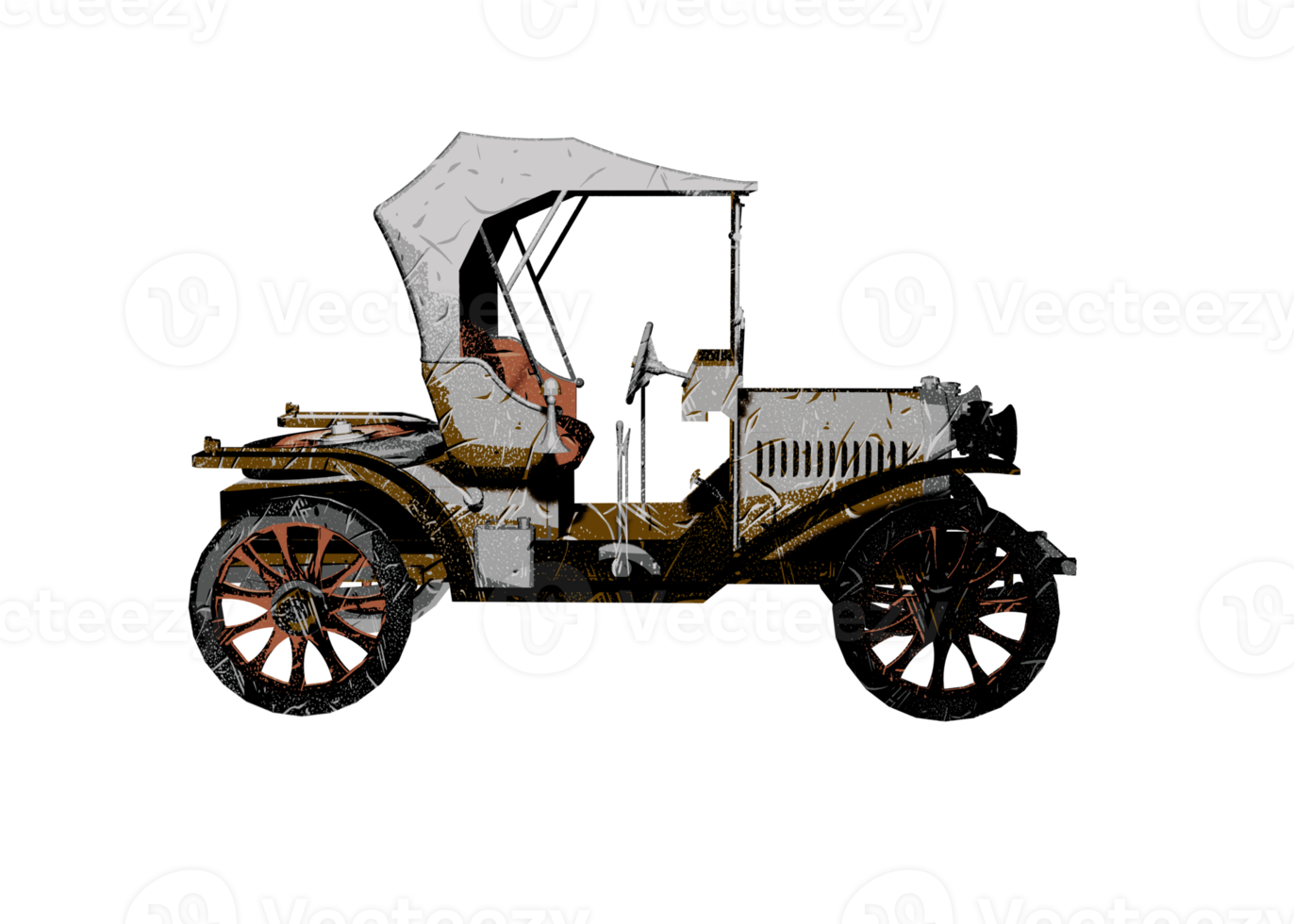 Old style classic car png