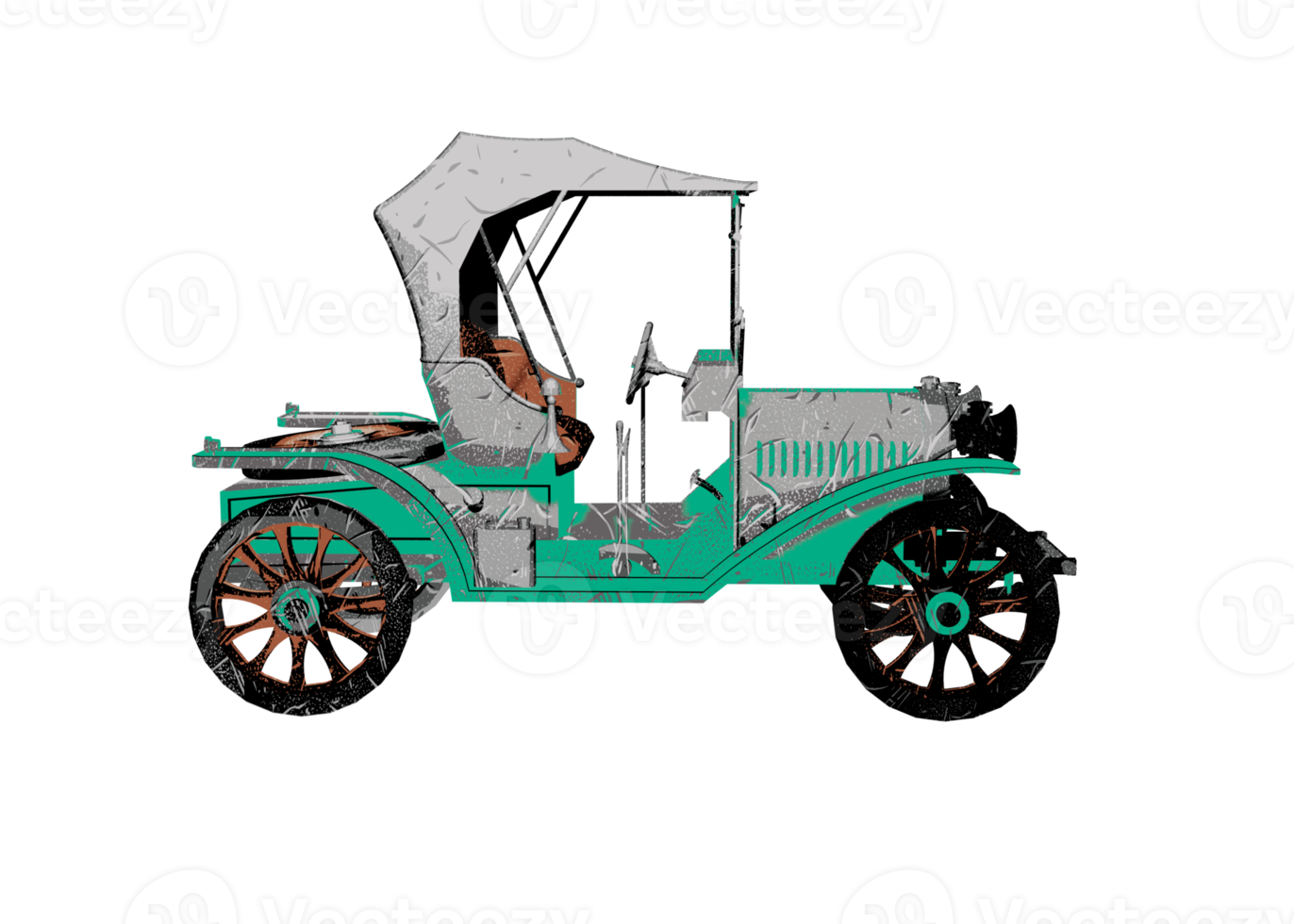 Old style classic car png