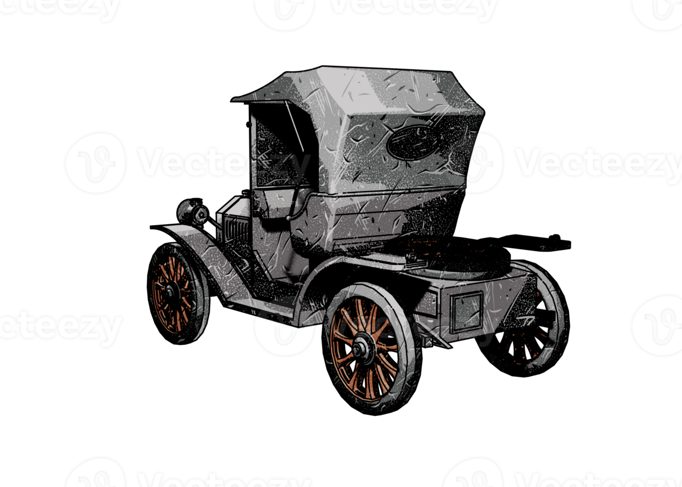 Classic style vintage car png