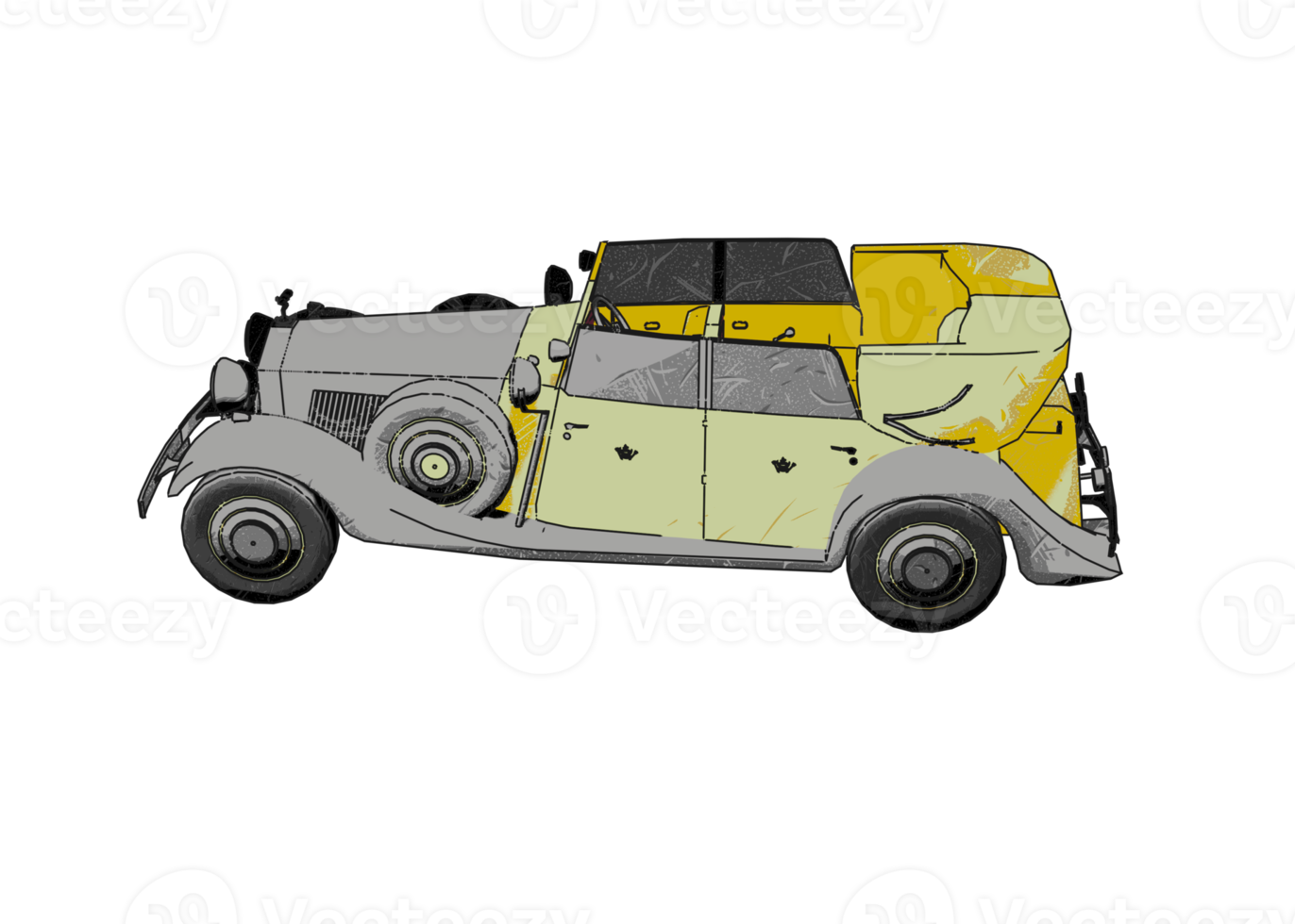 Old style classic car png