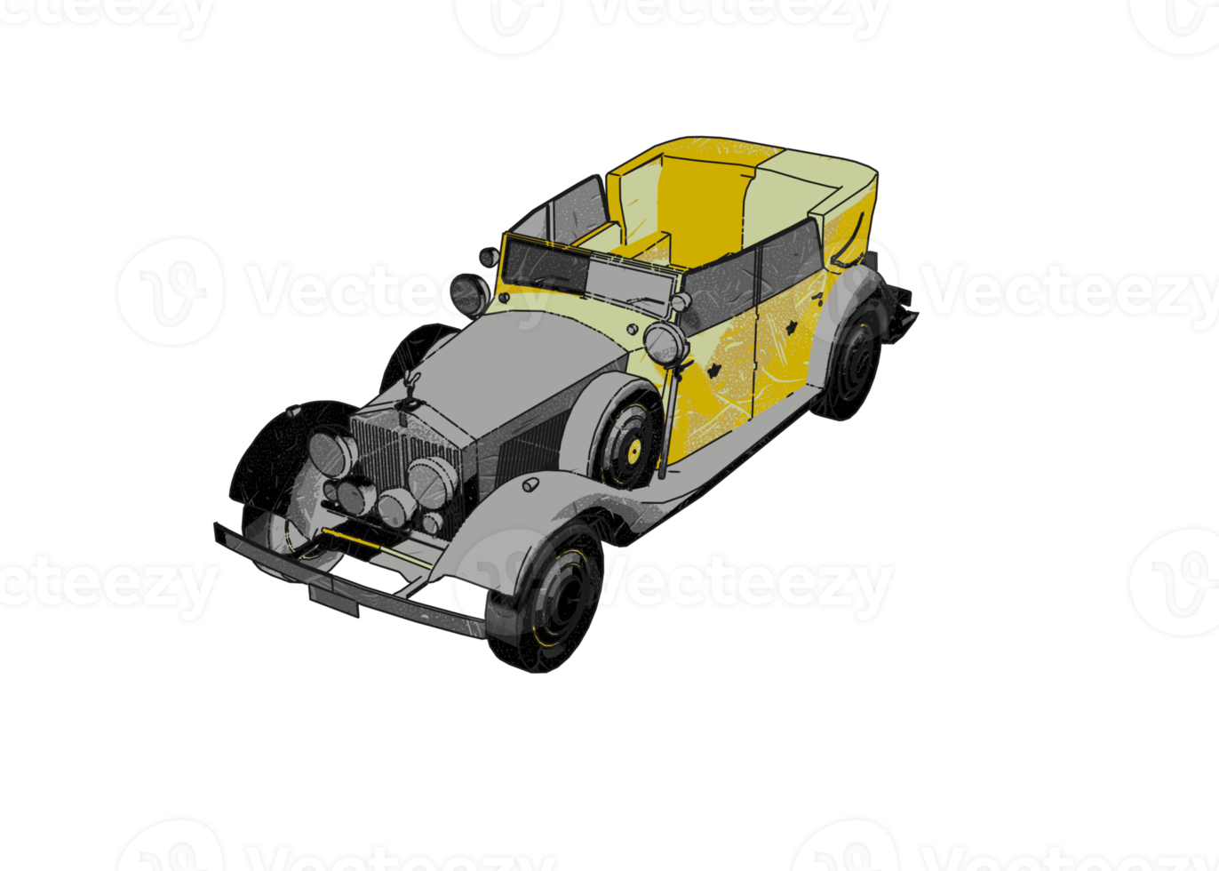 voiture classique de style ancien png