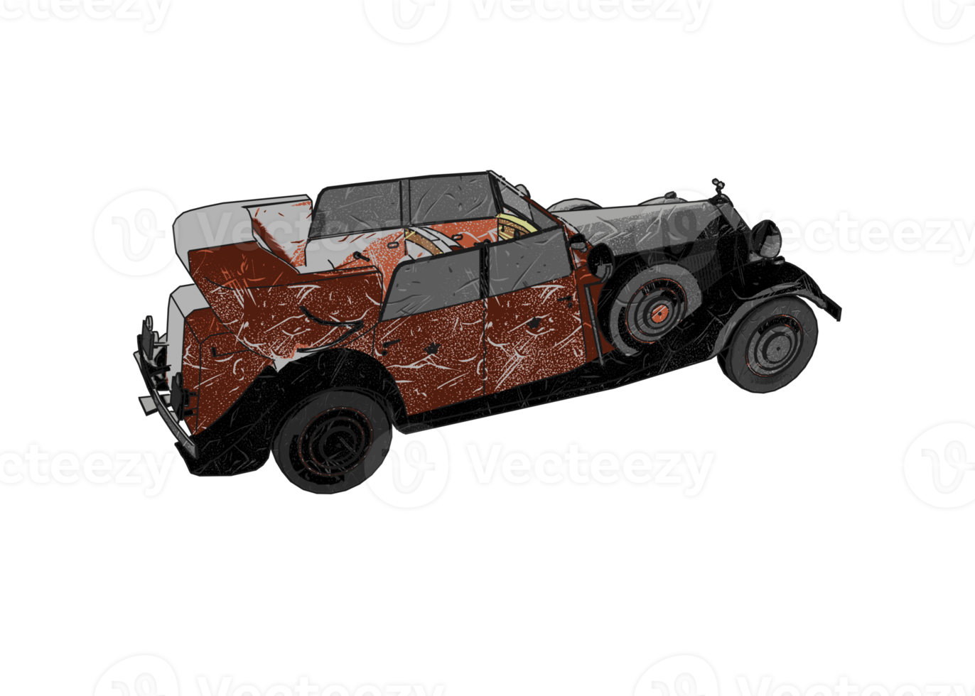 Old style classic car png